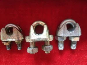 Forged Galvanized DIN 741 Guy Wire Cable Clips