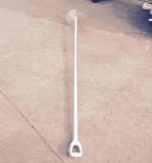 No Wrench Screw Anchor Rod with Helix Ground Post Anchor